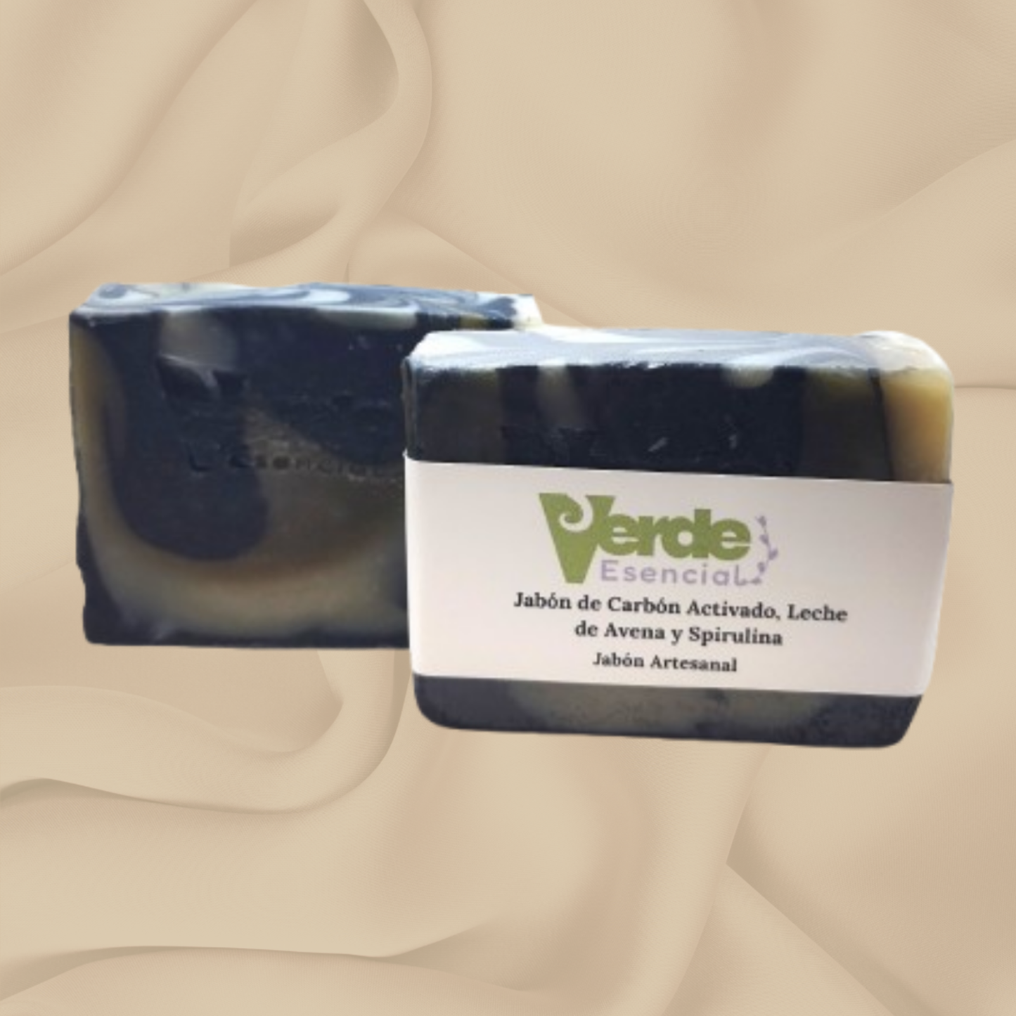 JABÓN DE CARBÓN ACTIVADO, AVENA Y ESPIRULINA