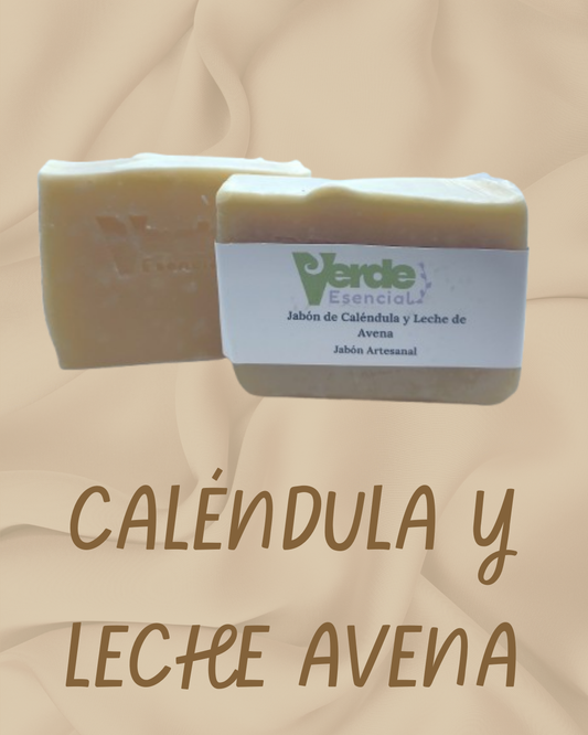 Jabón de Caléndula y Leche de Avena