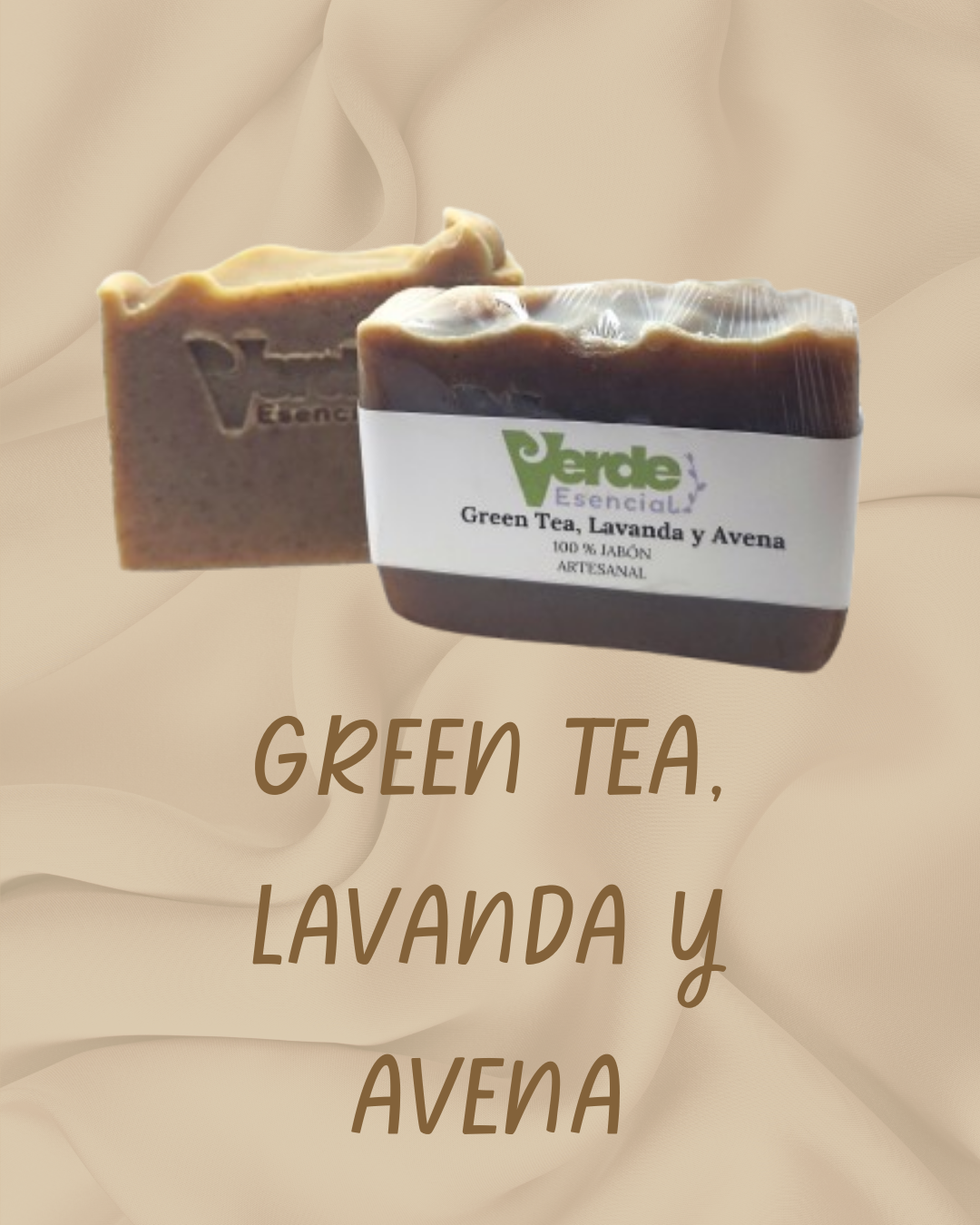 Jabón de Green Tea, Lavanda y Avena