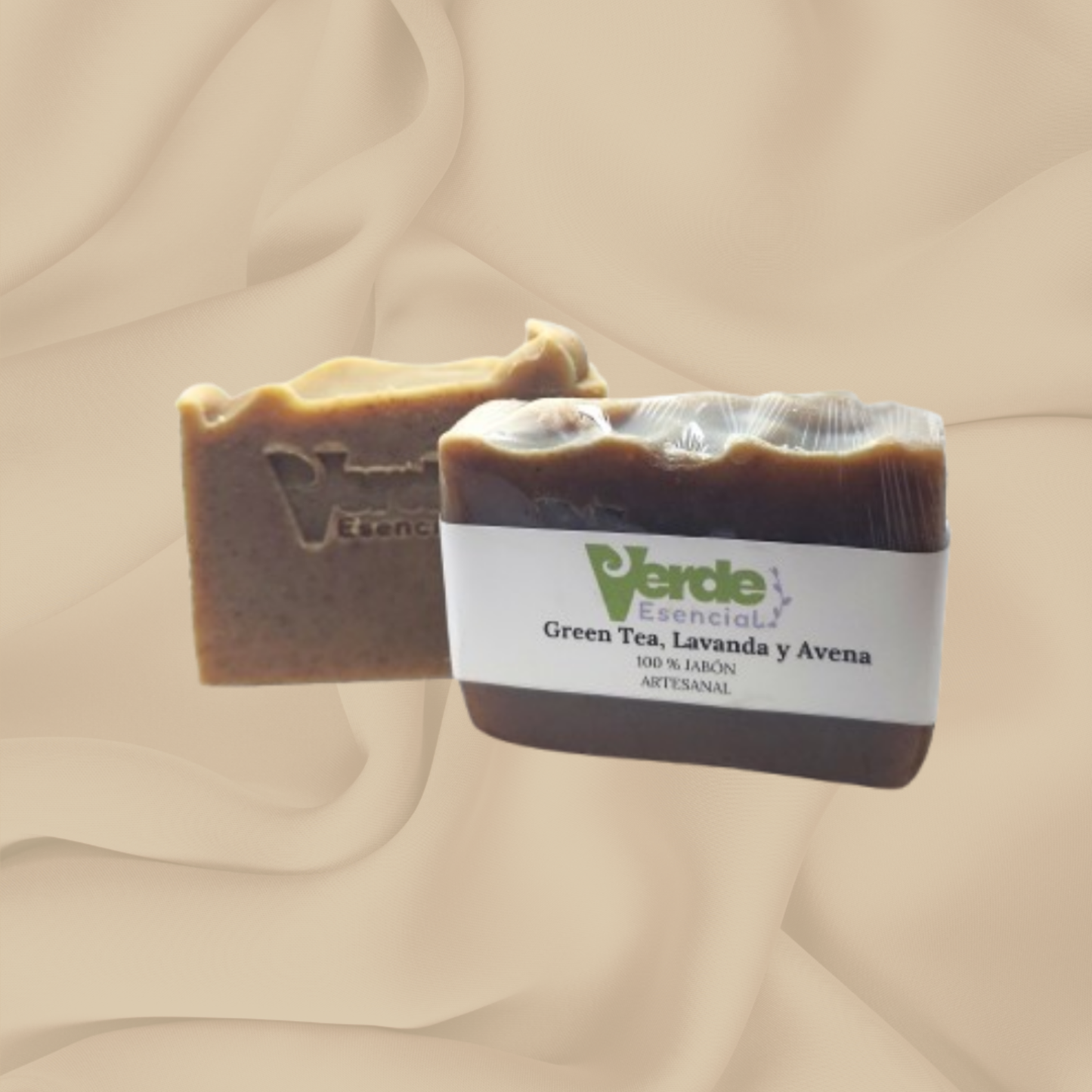 JABÓN DE GREEN TEA, LAVANDA Y AVENA