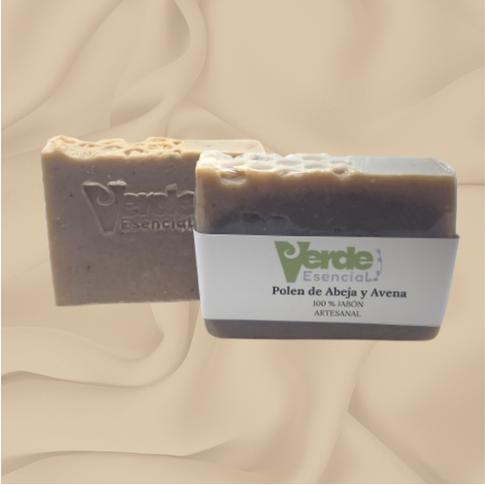 JABÓN DE POLEN DE ABEJA Y AVENA